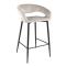 Tabouret de bar Kick Lenn - Velvet - Champagne