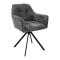 Chaise tournante Kick Luc - Gris foncé