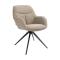 Chaise tournante Kick Abel - Taupe