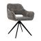 Chaise tournante Kick Nori - Gris foncé