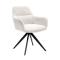 Chaise tournante Tom Texture - Champagne