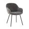 Chaise de salle à manger Kick Arda - Gris foncé