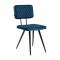 Chaise de salle à manger Kick Toby - Bleu foncé