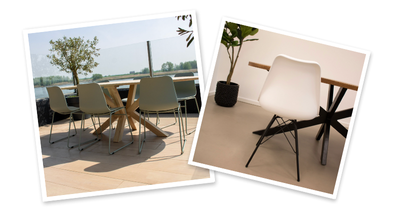 Chaises en plastique