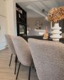 Chaise de salle à manger Kick Guus - Taupe