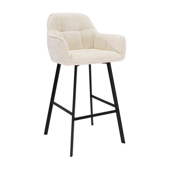 Tabouret de bar Kick Lynn - Crème