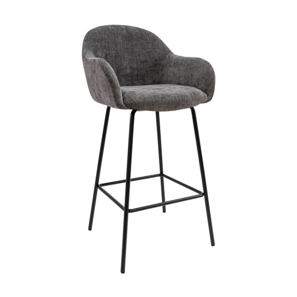 Tabouret de bar Kick Mats - Gris foncé