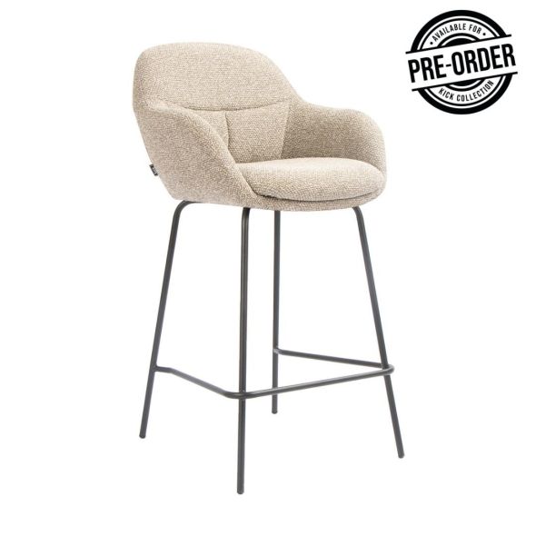 Tabouret de bar Kick Nolan - Taupe