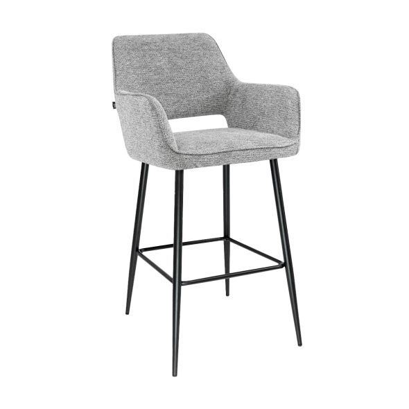 Tabouret de bar Kick Youri - Gris
