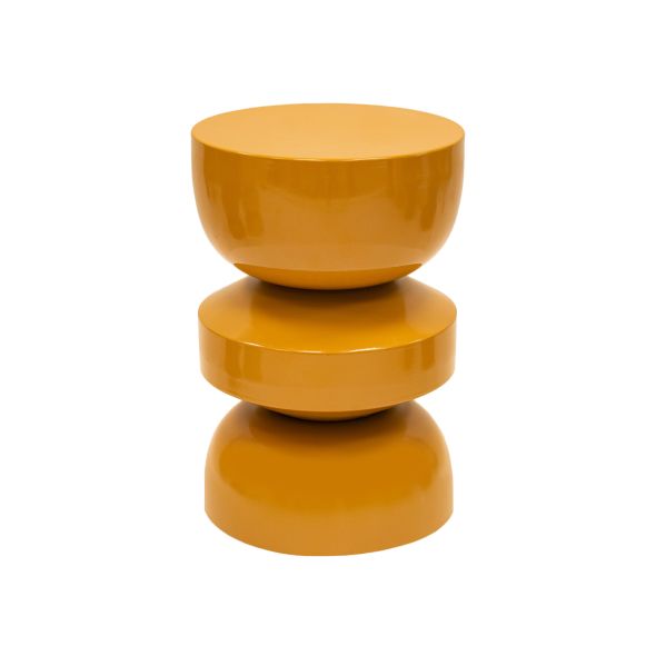 Table d'appoint Kick Esra - Jaune ocre
