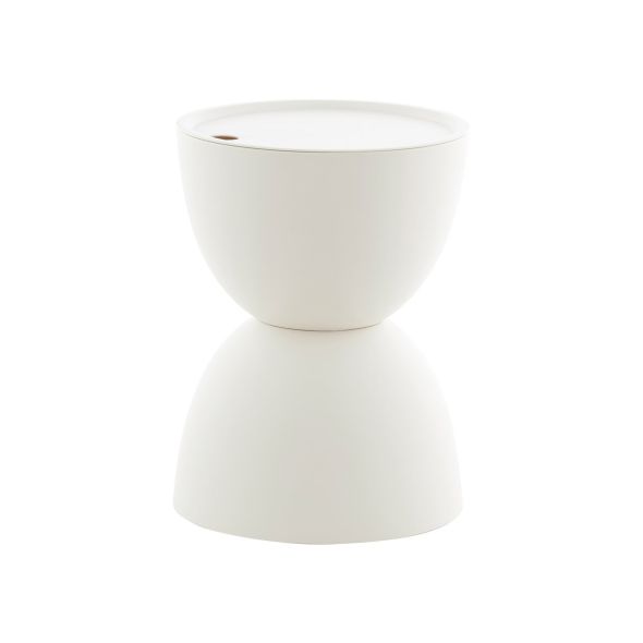 Kick table d'appoint Tess - Blanc