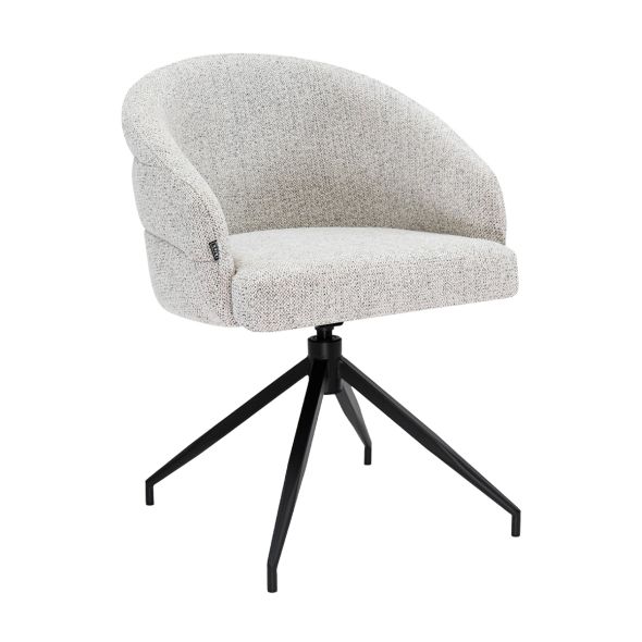 Chaise tournante Kick Ava - Gris