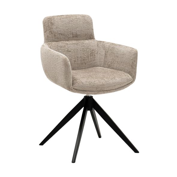 Chaise tournante Kick Niek - Beige