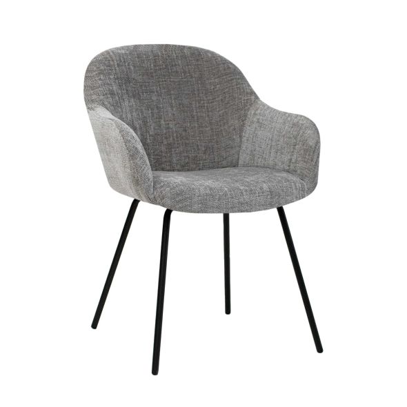 Chaise de salle à manger Kick Arda - Gris
