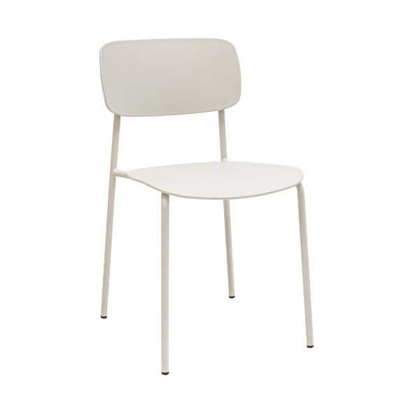 Chaise de salle à manger Kick Lio - Ivoire