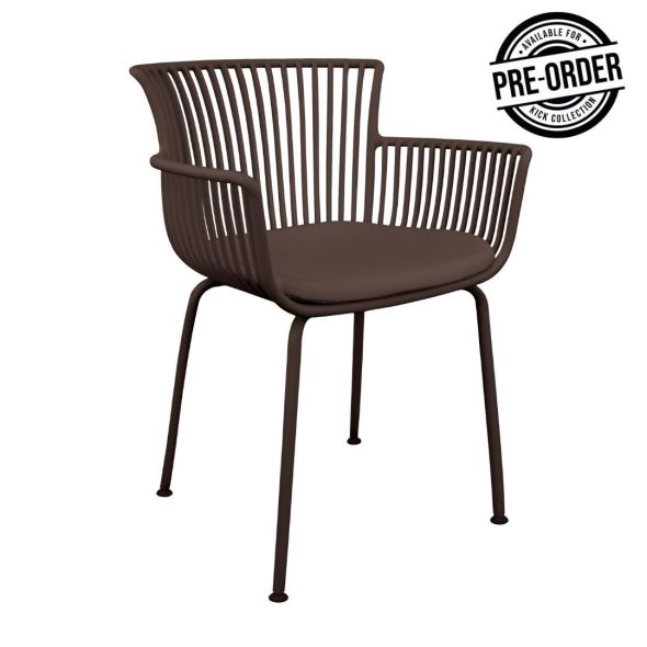 Chaise d’extérieur Kick Otis - Marron