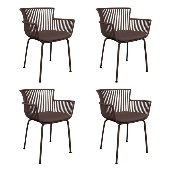 Set de Chaise d’extérieur Kick Otis - Marron