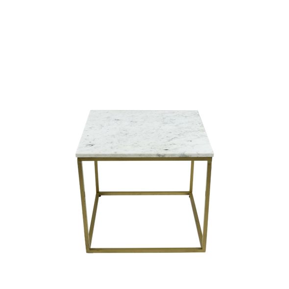 Table d’appoint Kick Marble - Blanc