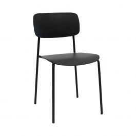 Chaise de salle à manger Kick Lio - Noir