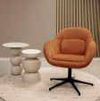 Fauteuil tournant Kick Lux - Terre