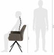 Chaise de salle à manger Kick Lex - Taupe