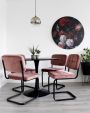 Chaise tubulaire Kick Ivy - Champagne