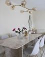 Chaise scandinave Kick Jens - Rose