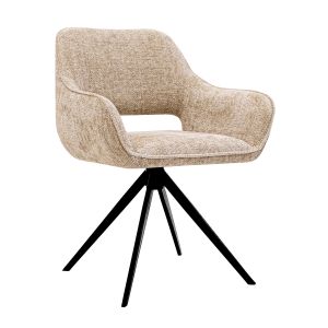 Chaise tournante Kick Nori - Champagne