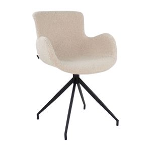 Chaise tournante Kick Novi - Beige