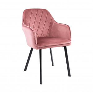 Chaise pour salle à manger Kick Jane - Rose