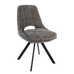 Chaise de salle à manger Kick Lena - Gris foncé