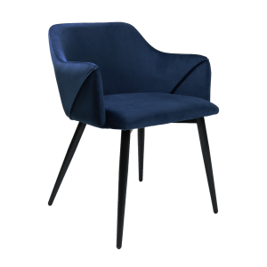Kick eetkamerstoel Matz - Velvet Blauw