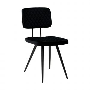 Chaise de salle à manger Kick Toby - Noir