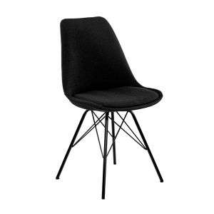 Chaise scandinave Kick Jens - Noir