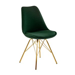 Chaise scandinave Kick Jen - Vert foncé