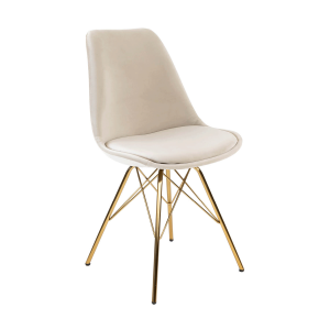 Chaise scandinave Kick - Champagne