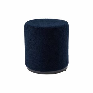 Kick Pouf Teddy - Bleu foncé