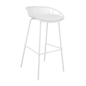 Tabouret de bar Kick Garden Rio - Blanc