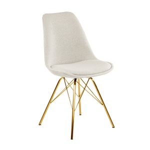 Chaise scandinave Kick Jen - Blanc