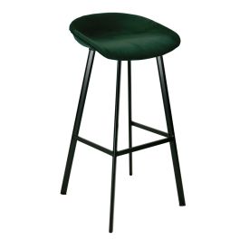 Tabouret de bar Kick Finn - 80cm - Vert foncé