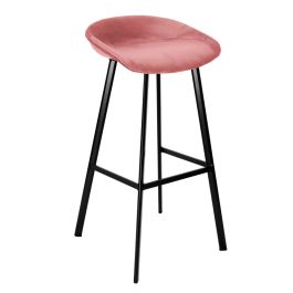 Tabouret de bar Kick Finn - 80cm - Rose