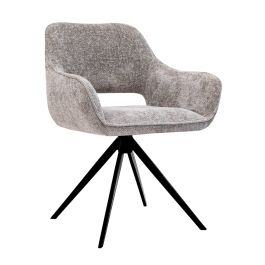 Chaise tournante Kick Nori - Gris