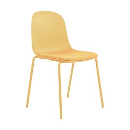 Chaise de salle à manger Kick Bow - Jaune