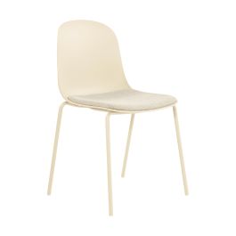 Chaise de salle à manger Kick Bow - Ivoire