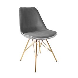 Chaise scandinave Kick - Gris