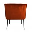 Fauteuil Kick Velvet Lola - Orange