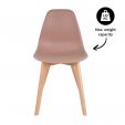 Chaise de salle à manger Kick Yuna - Rose