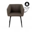 Chaise de salle à manger Kick Liv Bouclé - Marron