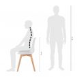 Chaise de salle à manger Kick Yuna - Blanc