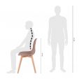 Chaise de salle à manger Kick Yuna - Rose